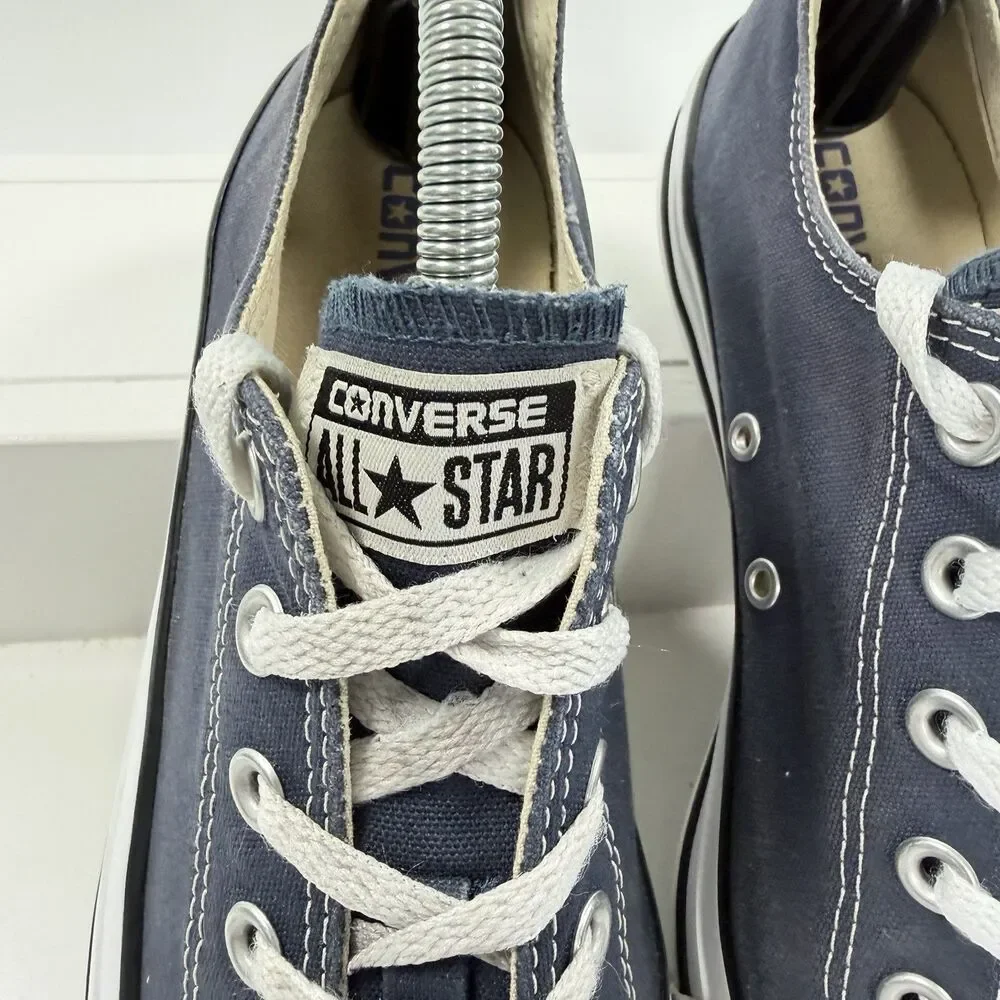 Converse Chuck Taylor All Star Ox Sneakers Shoes Blue Low M9697 Mens 8 Womens 10 - Picture 6 of 11